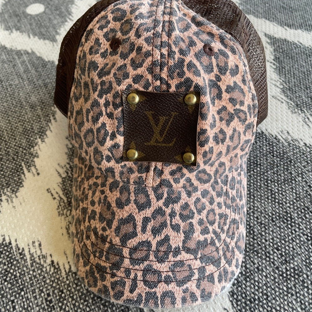 Louis Vuitton Leopard Print Cap
